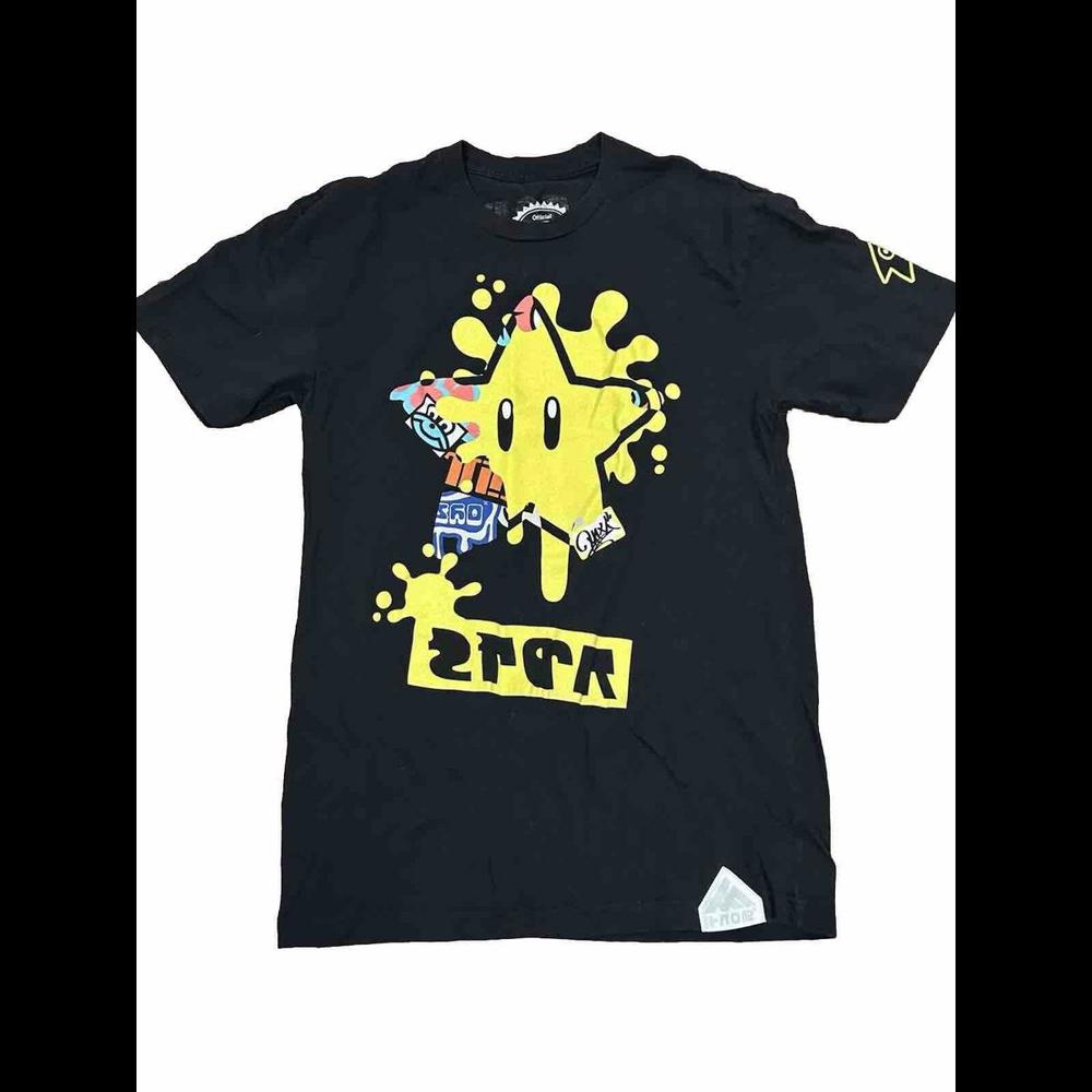 Splatoon 2 Festival T-shirt Super Star Super Mario Bros. 35th Anniversary Size S
